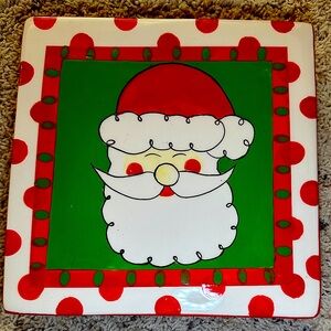NWOT Santa Trivet with Ball Feet